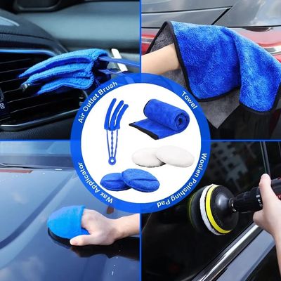 26pcs 自動車 詳細 ブラシ セット 自動車 清掃 ツール キット インテリア