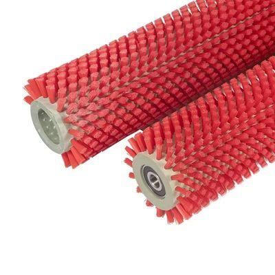 コンベアベルト清掃用シリンダ式ナイロン産業用ローラーブラシ
