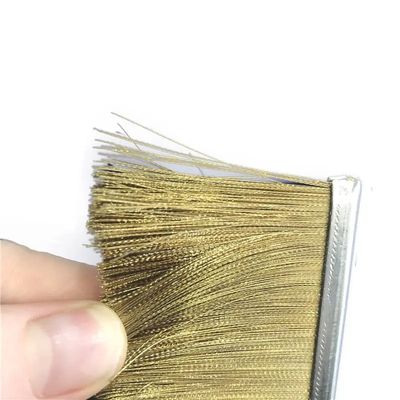 高温耐性産業用ストライプブラシ ドアシールワイヤブラス