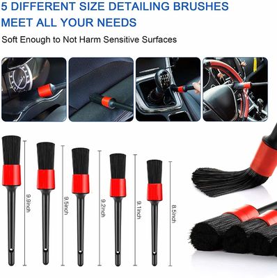 卸売 19 PCS 洗車ツール キット 掘削 クリーン ブラシ 詳細 ブラシ バッグ 自動車 内外洗浄