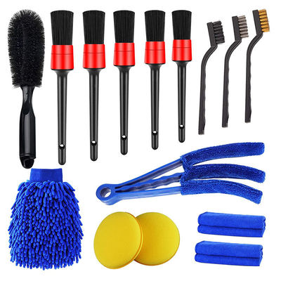 工場価格 15 PCS ソフトヘア カーブラシ 掃除用 換気口 ダッシュ トリムホイール