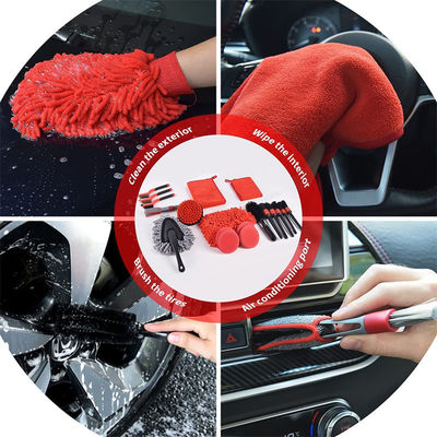 ダッシュボードタイヤのためのダスト proof 外部カー 詳細 ブラシセット