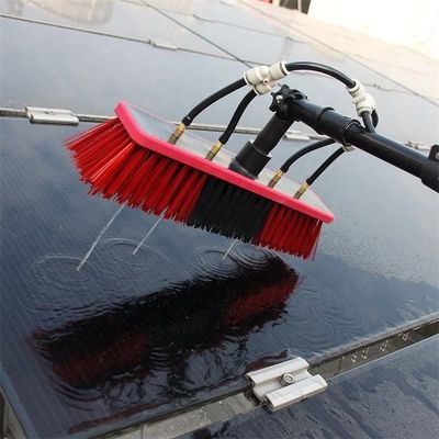 ナイロン 望遠鏡式太陽光パネル クリーナー モジュール クリーニング ブラシ 12FT/18FT/20FT