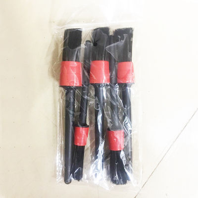 精密な清掃のために柔らかい繊維を備えたエルゴノミックな車用細部ブラシ