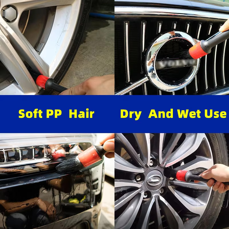 カスタマイズされた折りたたむマイクロファイバー 車用エアアウト口 クリーンブラシ インテリア 掃除ブラシ